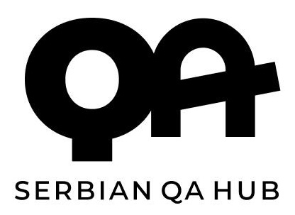 Serbian QA Hub logo bw